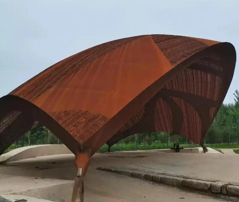 乌兰察布耐候钢幕墙案例